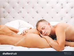 Sexy Couple Young Man Sleeping Comfortable Stock Photo 692941096 |  Shutterstock