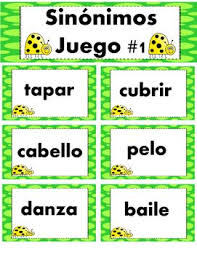 Sinonimos Education Comics Games