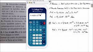 Monplanmaths Une Annee Lumiere Represente La Distance Que Parcourt La Lumiere 4eme Youtube