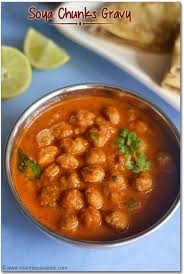 Soya Chunks Gravy Recipe Meal Maker Curry