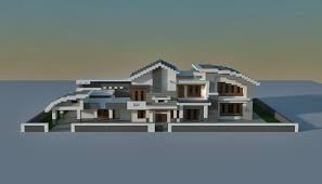 This is a house but i walk into the house and i saw a creeper a creeper should not be in the house and why is the dog in a room the has no door. Modern Minecraft House Minecraft Mansion Modern Minecraft Houses Minecraft Blueprints