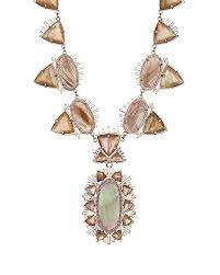 Havana Statement Necklace In Brown Mother Of Pearl Kendra Scott Jewelry Kendra Scott Jewelry Rose Gold Statement Necklace Pearl Necklace Designs