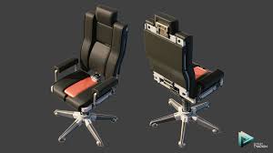 artstation day 5 chair sergey tyapkin sci fi props scifi interior sci fi environment