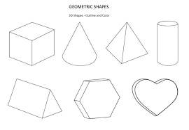 Shapes like rectangles, triangles, cubes, pentagons, hexagons, squares and circles are featured in these worksheets. Free Printable Shapes Coloring Pages For Kids