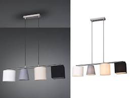 Esstischlampe dimmbar rldj esstischleuchte led pendelleuchte simeis. Trio Led Pendelleuchte Mehrflammig Mit Stoff Lampenschirm Hangend Fur Uber Esstisch Lampe 4 Flammige Kuchen Leuchte Dimmbar Wohnzimmer Esszimmer Online Kaufen Otto