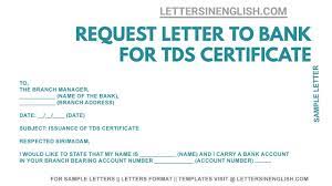 Your local td bank's right here whenever you need us. Letter To Bank For Tds Certificate Letter To Bank Manager Youtube