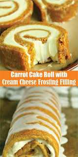 Carrot Cake Roll Is Truly Is The Best Carrot Cake Recipe Perfectly Moist Delicious And Made With Fresh Carro Di 2020 Hidangan Penutup Resep Kue Resep Makanan Penutup