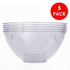 This selection of serving bowls features bowls, containers, bottles and boards for you to serve up your culinary creations in style. 5 X Extra Large Clear Hard Plastic Salad Serving Bowls Outdoor Party 3000ml 9 5 11 49 Picclick Uk