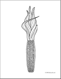 Find this pin and more on coloring pages by esma zişan. Clip Art Indian Corn Coloring Page I Abcteach Com Abcteach