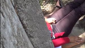 Arab muslim girl caught in park (pussy rubbed through pants)