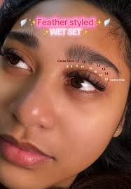 Feather style Wet set giving fluffy and flirty #wetset #lashmapping  #lashset #lashlook #lashinspo #torontolashes