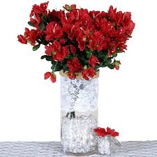 Shop for quality silk flower arrangements and silk centerpieces such as orchids, hydrangeas, magnolias, lilies, roses, succulents, daisies, and more! Red Silk Gardenias Flowers Arrangements Diy Wedding Centerpieces