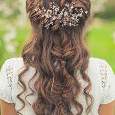 Brautfrisur mit schleier dã¼nnes haar, hochsteckfrisuren mittellanges haar Brautfrisuren Halboffen 10 Halbhochgesteckte Hochzeitsfrisuren Cosmopolitan