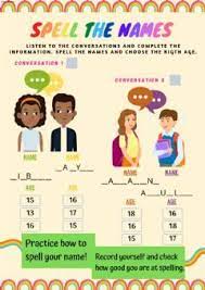 I know it probably seems strange to read that word in a title on my blog, seeing that i really don't make or use a ton. Spelling Names Language English Grade Level Primero De Secundaria English As A Second Language Alphabet Letter Worksheets English As A Second Language Esl