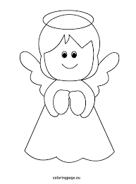 Coloringanddrawings.com provides you with the opportunity to color or print your christmas angel drawing online for free. Free Printable Angel Coloring Page Angel Coloring Pages Christmas Angels Free Christmas Coloring Pages