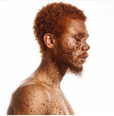 Spikes and emo hair have been around for a long time in the world. Black Man Orange Hair Novocom Top