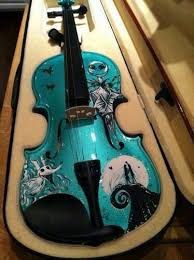 Guitare Jack Nightmare Before Christmas Violin Tim Burton