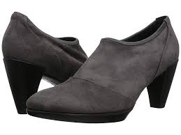 Ecco Shape 55 Plateau Shootie Womens Boots Titanium Black