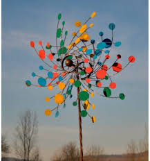 Windrad Mit Verschieden Farbigen Schaufeln O 65 Cm Metallmichl Edelrost Deko Windrad