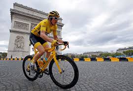 Egan bernal and geraint thomas in the tour de france. Tour De France Glory For Geraint Thomas In Paris Bbc News
