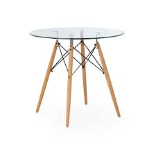 Find the perfect home furnishings at hayneedle, where you can buy online while you explore our room designs and curated looks for tips, ideas & inspiration to help you along the way. Round Glass Dining Table 80cm Northdeco