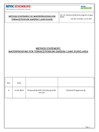 Myk construction limited was incorporated on 24 march 2015 (tuesday) as a private company number: Podium Garden Land Scape Waterproofing Methodology Concrete Pipe Fluid Conveyance