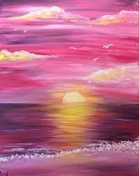 You will be guided step by step with a video and process pictures. Wild Wing Namao 05 29 2016 Paint Nite Event Sunset Painting Canvas Art Painting Beginner Painting