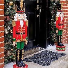 Find the perfect large outdoor nutcracker decoration. Toy Soldier Christmas Entryway 36 Large Outdoor Yard Nutcracker Statue Figure Toysoldierchristmas