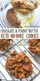 Keto No Bake Cookies Only 5 Ingredients Easy Gluten Free Desserts Fall Baking Recipes Chocolate Dessert Recipes