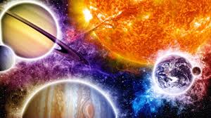 Beautiful space pictures with planets. Wallpaper Beautiful Space Colorful Planets Stars Sun 2560x1440 Qhd Picture Image