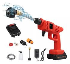 💦🚗 Hidrolavadora Recargable MUKINTA 24V 🚗💦 ¡Lava tu vehículo más fácil,  rápido y sin cables! Esta hidrolavadora portátil de alta presión es ideal  para limpiar carros, motores, patios, bicicletas y más. ✓