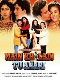 Main Khiladi Tu Anari 1994 Hindi In Hd Einthusan Bollywood Movie Songs Hindi Movies Hindi Movies Online