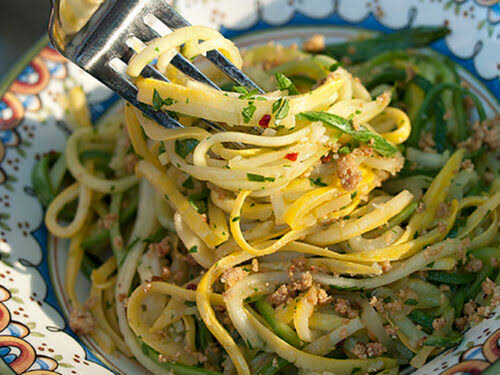 Zucchini Noodles Aglio et Olio