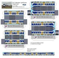 Slt Papercraft Paper Train Paper Crafts Free Paper Models
