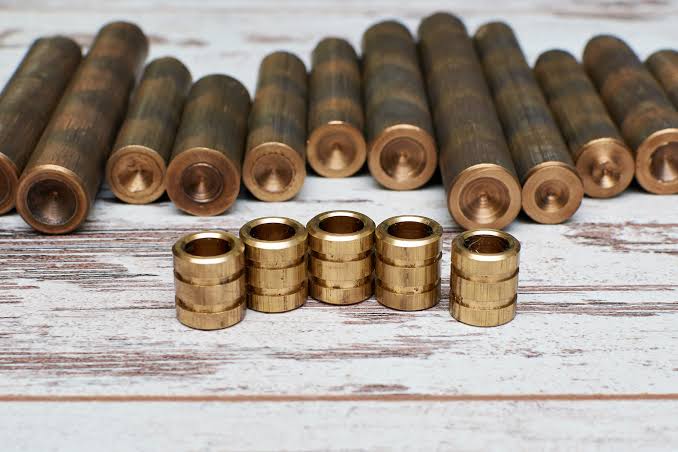 Bronze Round Bar Stock, AI generated