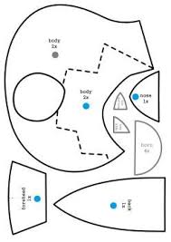 Lucha libre masks + cuffs, coloring masks. Cranidos Plush Small Pattern Pt 1 By Luminous Luchador Luchador Luchador Mask Sewing Patterns