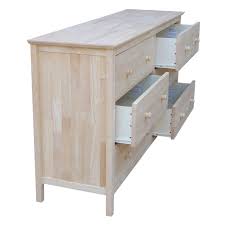Shop over 1,600 top inc international concepts women's fashion and earn cash back from retailers such as macy's and overstock all in one place. International Concepts Unfinished 6 Drawer Dresser Bd 8006