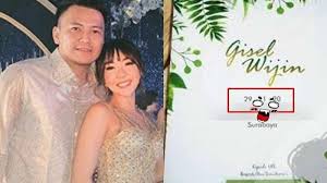 Gading marten sempat menjadi sorotan terkait. Undangan Nikah Atas Nama Gisel Dan Wijin Viral Menikah Tahun Ini Tribun Lampung