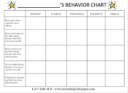 Behavior Charts Preschoolers Online Charts Collection