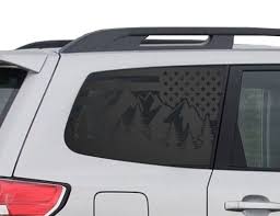 Flat Black American Flag Window Decal Subaru Forester Mountain Scene With American Flag Window Decals Fits 2009 2013 Turbo 2 0i Usa Qb22 By Thep Subaru Forester Subaru American Flag Decal