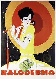 jupp wiertz poster design for kaloderma soap 1927 germany ヴィンテージポスター アートポスター アールデコポスター