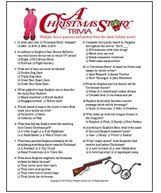 Christmas Trivia Games Printable Christmas Party Games Printable Christmas Games Christmas Trivia A Christmas Story