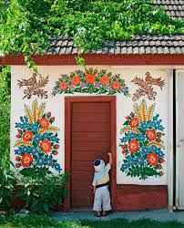 Check spelling or type a new query. Zalipie The Most Beautiful Village In Poland Polish Folk Art Art Wall Painting