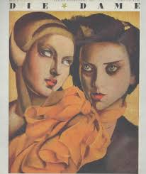 1923 Ernst Dryden aka Ernst Deutsch, Cover illustration for Die Dame  Magazine, November 1923.