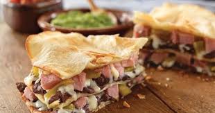 Layered Ham And Cheese Quesadillas Recipe Cook Once Eat Twice Easy Leftover Recipe Idea Pork Recipes Easy Leftover Recipes Cheese Quesadilla Recipe
