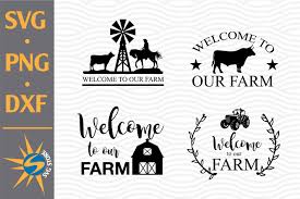 Download Welcome To Our Farm Graphic By Svgstoreshop Creative Fabrica PSD Mockup Templates