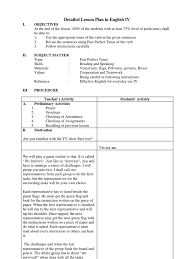 If + past perfect tense + would/should/could/might + have + past participle Detailed Lesson Plan In English Iv Pdf Perfect Grammar Grammatical Tense