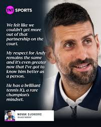 Novak Djokovic hails Andy Murray's "brilliant tennis IQ" 🧠