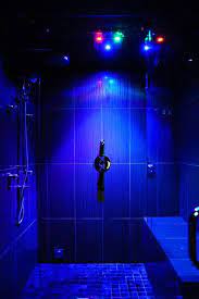 Contemporary Bathroom By Beyond Beige Interior Design Inc Steam Shower With Lights Rain Shower Shower Lighting Steam Showers Bathroom Decor Luxury
