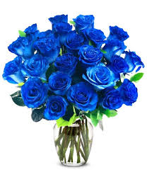 A fully blooming 'blue moon' is a breathtaking sight! Blue Flower Delivery Blue Roses